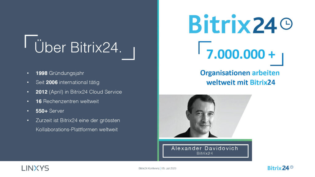 Bitrix24 Konferenz LINXYS Präsentation