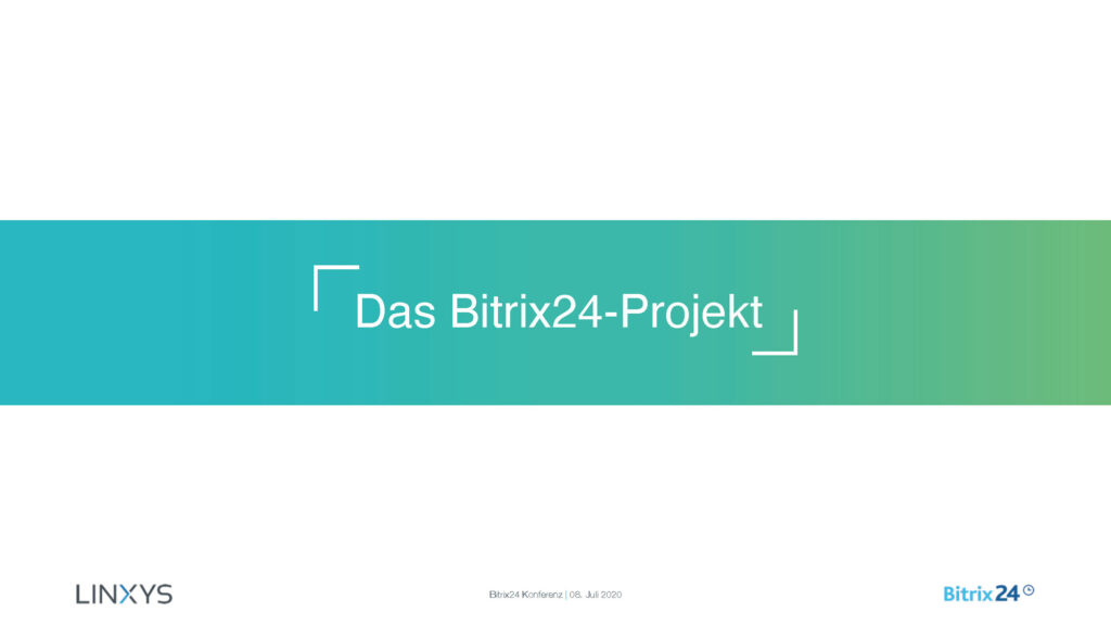 Bitrix24 Konferenz LINXYS Präsentation
